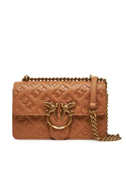 PINKO Torebka Love One Mini Dc PE 25 PLTT 100074 A1YB Brązowy ze sklepu MODIVO w kategorii Kopertówki - zdjęcie 181065419