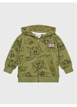 Fila Bluza Tulsa FAK0170 Zielony Regular Fit ze sklepu MODIVO w kategorii Bluzy chłopięce - zdjęcie 181065479