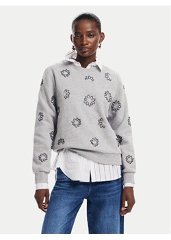 Desigual Bluza Joya 24WWSK32 Szary Regular Fit ze sklepu MODIVO w kategorii Bluzy damskie - zdjęcie 181065696