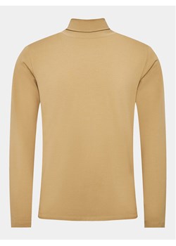 Lindbergh Longsleeve 30-400126 Beżowy Slim Fit ze sklepu MODIVO w kategorii T-shirty męskie - zdjęcie 181065698