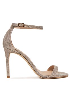 Stuart Weitzman Sandały Nudist II Sandal SJ998 Złoty ze sklepu MODIVO w kategorii Sandały damskie - zdjęcie 181065856