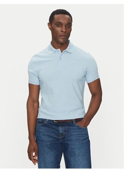 Barbour Polo Original Sports MML0358BL32 Błękitny Tailored Fit ze sklepu MODIVO w kategorii T-shirty męskie - zdjęcie 181065897