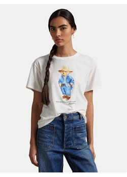 Polo Ralph Lauren T-Shirt 211959104 Biały Regular Fit ze sklepu MODIVO w kategorii Bluzki damskie - zdjęcie 181065966