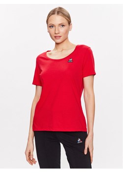 Le Coq Sportif T-Shirt 2310425 Różowy Regular Fit ze sklepu MODIVO w kategorii Bluzki damskie - zdjęcie 181066008