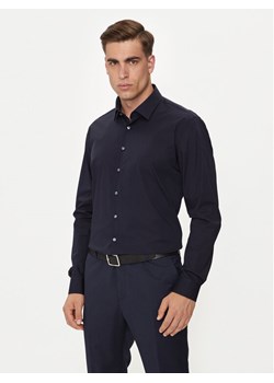 Calvin Klein Koszula K10K113160 Granatowy Slim Fit ze sklepu MODIVO w kategorii Koszule męskie - zdjęcie 181066026