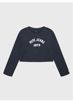Pepe Jeans T-Shirt Paullete PG502955 Granatowy Regular Fit ze sklepu MODIVO w kategorii Bluzki dziewczęce - zdjęcie 181066147