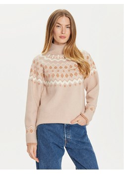 Brave Soul Sweter LK-248FABIO Beżowy Regular Fit ze sklepu MODIVO w kategorii Swetry damskie - zdjęcie 181066165