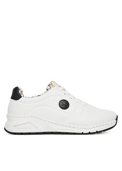 Rieker Sneakersy M4903-80 Biały ze sklepu MODIVO w kategorii Buty sportowe damskie - zdjęcie 181066169
