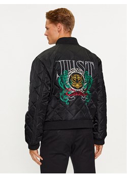 Just Cavalli Kurtka bomber 75OASD05 Czarny Regular Fit ze sklepu MODIVO w kategorii Kurtki męskie - zdjęcie 181066359