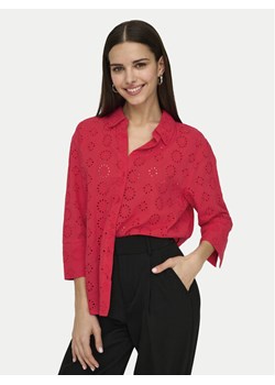 JDY Koszula Tallie 15292179 Czerwony Regular Fit ze sklepu MODIVO w kategorii Koszule damskie - zdjęcie 181066439