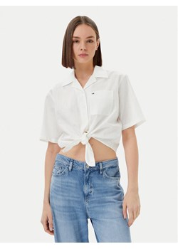 Tommy Jeans Koszula DW0DW20286 Écru Regular Fit - id: 0000304640360 - marki Tommy Jeans - 181066448 Tommy Jeans Koszula DW0DW20286 Écru Regular Fit ze sklepu MODIVO w kategorii Koszule damskie - zdjęcie 181066448