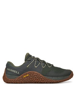 Merrell Buty do biegania Trail Glove 7 mesh Zielony ze sklepu MODIVO w kategorii Buty sportowe męskie - zdjęcie 181066478
