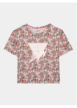 Guess T-Shirt J3YI17 K6YW3 Kolorowy Boxy Fit ze sklepu MODIVO w kategorii Bluzki dziewczęce - zdjęcie 181066515