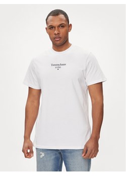 Tommy Jeans T-Shirt 85 Entry DM0DM18569 Biały Regular Fit ze sklepu MODIVO w kategorii T-shirty męskie - zdjęcie 181066577