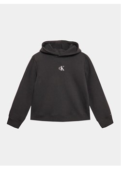 Calvin Klein Jeans Bluza IG0IG02139 Czarny Boxy Fit ze sklepu MODIVO w kategorii Bluzy chłopięce - zdjęcie 181066635