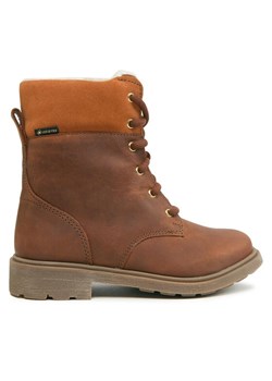 Clarks Kozaki Astrol Fur Gtx Gore-Tex 261686226 Brązowy ze sklepu MODIVO w kategorii Buty zimowe dziecięce - zdjęcie 181066779