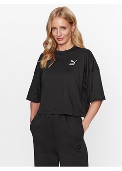 Puma T-Shirt Classics 621381 Czarny Oversize ze sklepu MODIVO w kategorii Bluzki damskie - zdjęcie 181066929