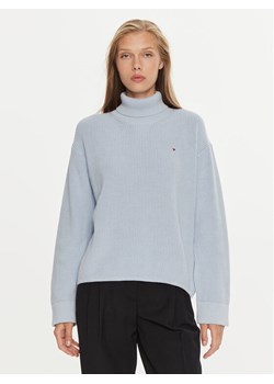 Tommy Hilfiger Golf WW0WW43094 Niebieski Regular Fit ze sklepu MODIVO w kategorii Swetry damskie - zdjęcie 181066978