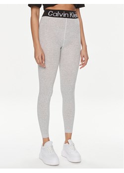 Calvin Klein Legginsy 701226027 Szary Slim Fit ze sklepu MODIVO w kategorii Piżamy damskie - zdjęcie 181067098