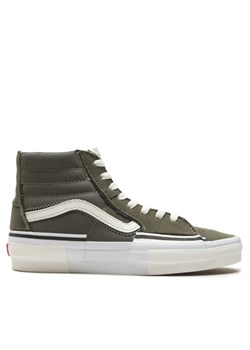 Vans Tenisówki Sk8-Hi Reconst VN0005UKOLO1 Zielony ze sklepu MODIVO w kategorii Trampki męskie - zdjęcie 181067118