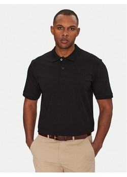 Jack&Jones Polo Jaxon 12268227 Czarny Regular Fit ze sklepu MODIVO w kategorii T-shirty męskie - zdjęcie 181067137