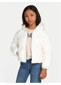 Tommy Hilfiger Kurtka puchowa New York KG0KG08496 Écru Regular Fit ze sklepu MODIVO w kategorii Kurtki dziewczęce - zdjęcie 181067336