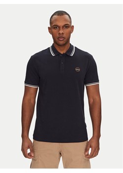 Napapijri Polo E-Macas NP0A4ID51761 Granatowy Regular Fit ze sklepu MODIVO w kategorii T-shirty męskie - zdjęcie 181067597