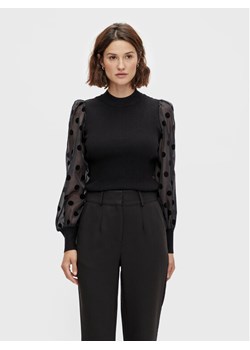 YAS Bluzka Dotme 26024389 Czarny Regular Fit ze sklepu MODIVO w kategorii Bluzki damskie - zdjęcie 181067617
