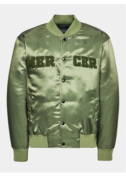 Mercer Amsterdam Kurtka bomber Unisex The Varsity MEAP233003 Zielony Classic Fit ze sklepu MODIVO w kategorii Kurtki męskie - zdjęcie 181067626