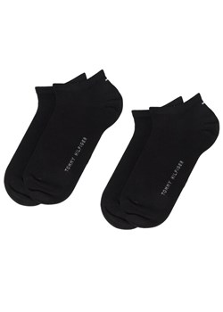 Tommy Hilfiger Zestaw 2 par niskich skarpet męskich 342023001 Czarny ze sklepu MODIVO w kategorii Skarpetki męskie - zdjęcie 181067659