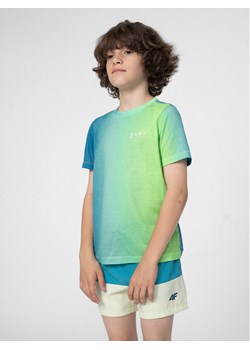 4F T-Shirt 4FJSS23TTSHM282 Kolorowy Regular Fit ze sklepu MODIVO w kategorii T-shirty chłopięce - zdjęcie 181067725