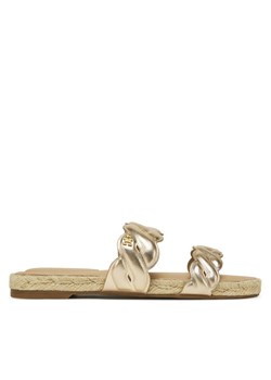 Tommy Hilfiger Espadryle Metallic Rope Espadrille Mule FW0FW08670 Złoty ze sklepu MODIVO w kategorii Espadryle damskie - zdjęcie 181067735