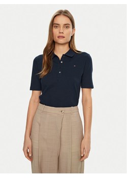 Tommy Hilfiger Polo 1985 WW0WW43224 Granatowy Regular Fit ze sklepu MODIVO w kategorii Bluzki damskie - zdjęcie 181067758