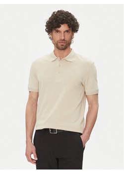 BOSS Polo Paddy 50469055 Beżowy Regular Fit ze sklepu MODIVO w kategorii T-shirty męskie - zdjęcie 181067779