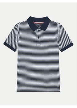 Tommy Hilfiger Polo KB0KB09333 Granatowy Regular Fit ze sklepu MODIVO w kategorii T-shirty chłopięce - zdjęcie 181067806