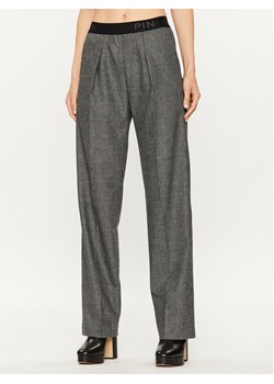 Pinko Spodnie materiałowe Palma 102197 A07P Szary Loose Fit ze sklepu MODIVO w kategorii Spodnie damskie - zdjęcie 181068016