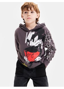 Desigual Bluza 23WBTK04 Szary Regular Fit ze sklepu MODIVO w kategorii Bluzy chłopięce - zdjęcie 181068025