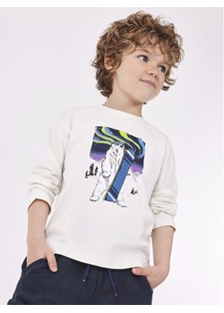 Mayoral Bluzka 4.038 Écru Regular Fit ze sklepu MODIVO w kategorii T-shirty chłopięce - zdjęcie 181068258