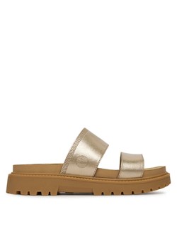 Timberland Klapki Clairemont Way TB0A2Q31N751 Złoty ze sklepu MODIVO w kategorii Klapki damskie - zdjęcie 181068265