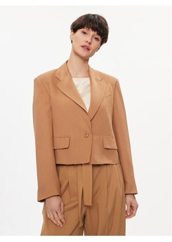 Weekend Max Mara Marynarka Cantico 2415041062 Brązowy Regular Fit ze sklepu MODIVO w kategorii Marynarki damskie - zdjęcie 181068277
