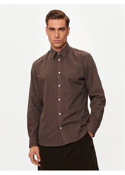 Selected Homme Koszula 16094903 Brązowy Slim Fit ze sklepu MODIVO w kategorii Koszule męskie - zdjęcie 181068327
