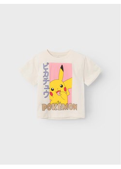 NAME IT T-Shirt POKEMON Nabina 13226495 Biały Loose Fit ze sklepu MODIVO w kategorii T-shirty chłopięce - zdjęcie 181068335