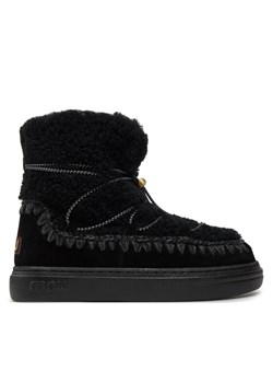 Mou Śniegowce Eskimo Sneaker Bold Scoub Lace FW411012A Czarny ze sklepu MODIVO w kategorii Śniegowce damskie - zdjęcie 181068577