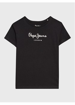 Pepe Jeans T-Shirt Wenda PG502960 Czarny Regular Fit - id: 0000301726128 - marki Pepe Jeans - 181068706 Pepe Jeans T-Shirt Wenda PG502960 Czarny Regular Fit ze sklepu MODIVO w kategorii Bluzki dziewczęce - zdjęcie 181068706