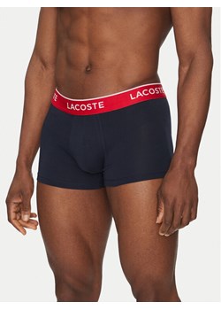 Lacoste Komplet 3 par bokserek 5H1297 Granatowy ze sklepu MODIVO w kategorii Majtki męskie - zdjęcie 181068806