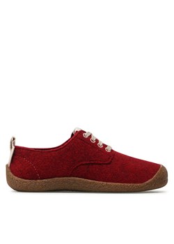 Keen Półbuty Mosey Derby 1026809 Czerwony ze sklepu MODIVO w kategorii Półbuty damskie - zdjęcie 181068818
