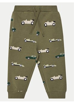 NAME IT Spodnie dresowe Brais 13238891 Zielony Regular Fit ze sklepu MODIVO w kategorii Spodnie i półśpiochy - zdjęcie 181068948