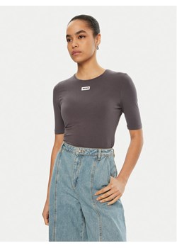 ROTATE T-Shirt 114094 Szary Regular Fit ze sklepu MODIVO w kategorii Bluzki damskie - zdjęcie 181068959