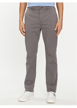 Napapijri Chinosy Puyo NP0A4H1F Szary Slim Fit ze sklepu MODIVO w kategorii Spodnie męskie - zdjęcie 181069005
