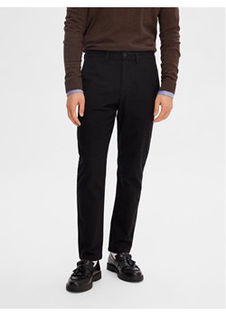 Selected Homme Chinosy 16090139 Czarny Slim Fit ze sklepu MODIVO w kategorii Spodnie męskie - zdjęcie 181069069